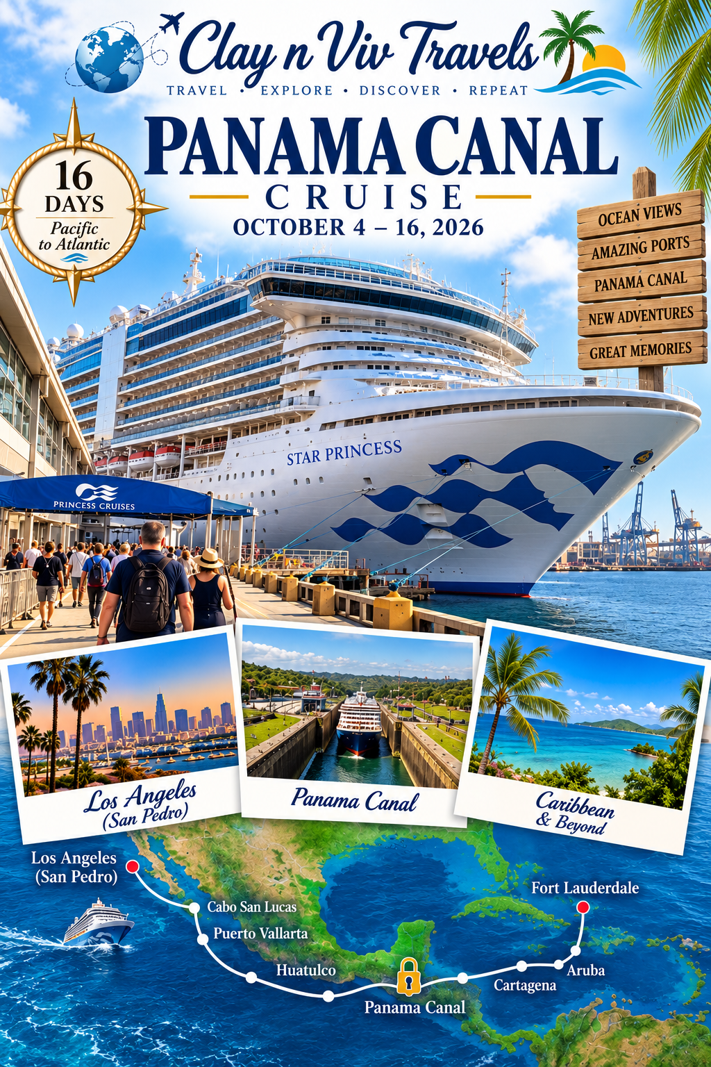 Oct 4 – Today’s the Day — Embarkation Day! 🚢🎉