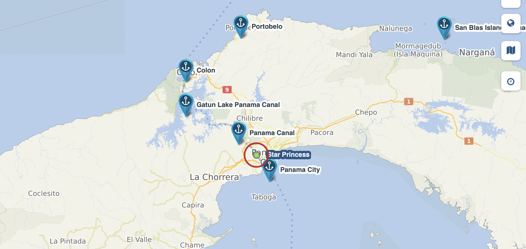 Oct 15 – Going Through the Panama Canal Locks! 🚢🌴🌎